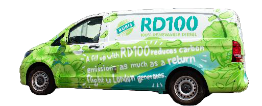 Rubis RD100-branded vehicle
